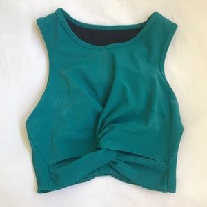 Onzie Teal Crop Top